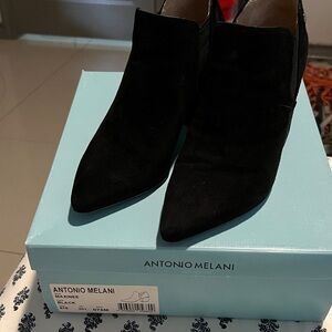 ANTONIO MELANI Black Ankle Boots